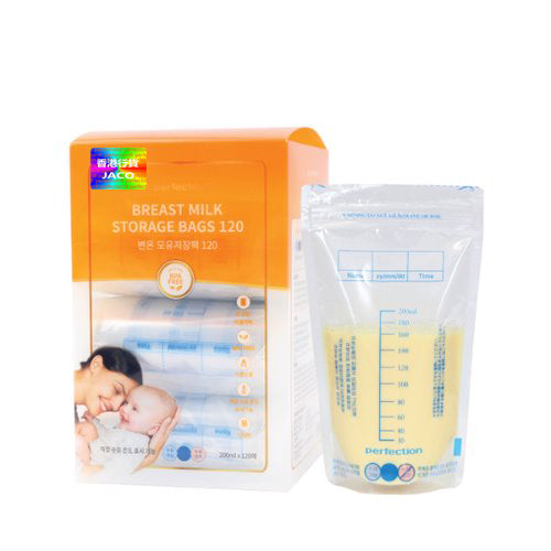 Jaco Perfection 感溫母乳儲奶袋 200ml (120pc)