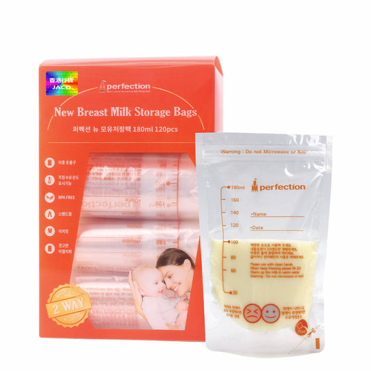 Jaco Perfection 2way感溫母乳儲奶袋 180ml (120pc)